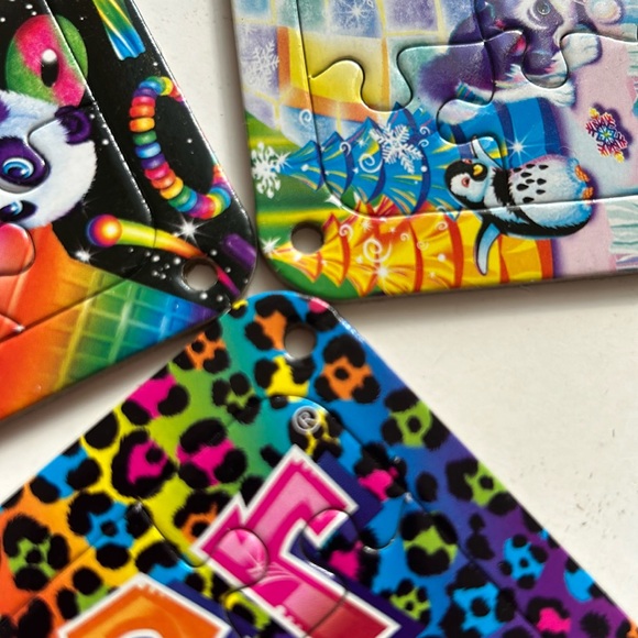 Vintage Lisa Frank Jigsaw Puzzles Hunter Tikanni Puppy Junk Food in Space (3) - Picture 10 of 10